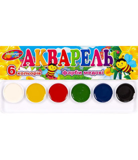 Акварель 6 кольорів...