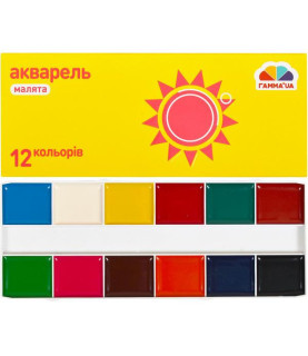 Акварель 12 кольорів...