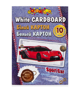 Білий картон А4 10 аркушів...