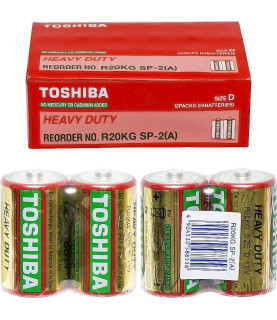 Батарейка Toshiba R20 Heavy...