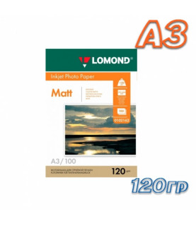 МАТОВИЙ ФОТОПАПІР LOMOND A3...
