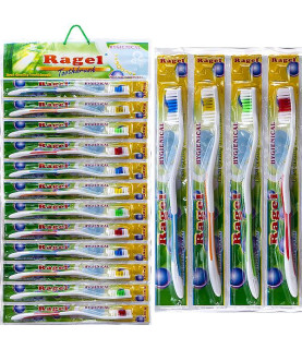 Зубні щітки "Ragel" 18,3 см...