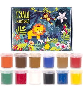 Гуаш "Сафарі" 12 кольорів,...