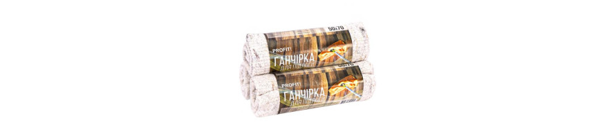 Ганчірки, скребки, губки